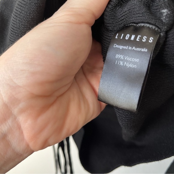 Princess Polly Black Sleeveless Military Minds Bodycon Dress XXS - Picture 9 of 10